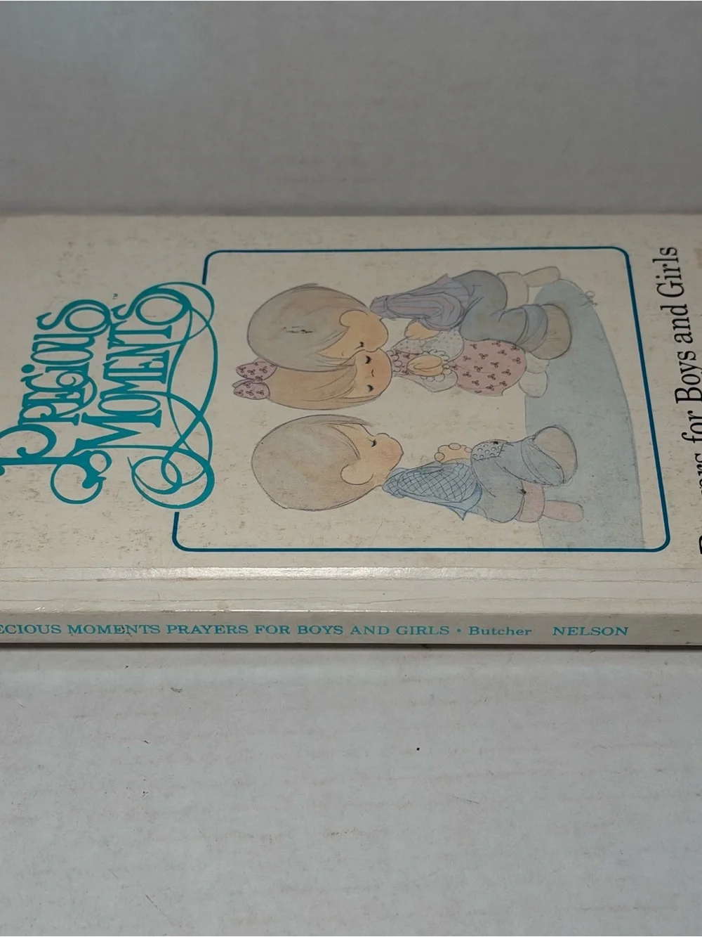 Vintage 1980s Precious Moments Religious Prayers for Boys and Girls Book